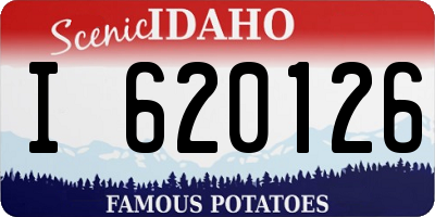 ID license plate I620126