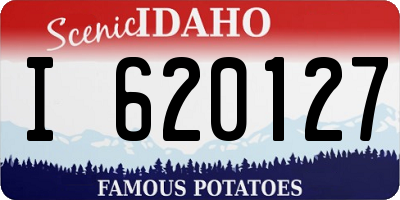 ID license plate I620127