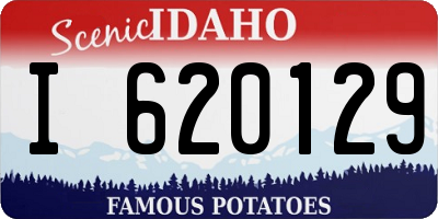 ID license plate I620129