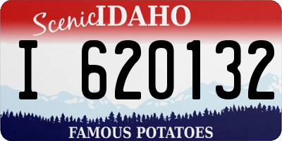 ID license plate I620132