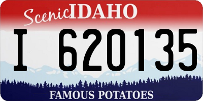 ID license plate I620135