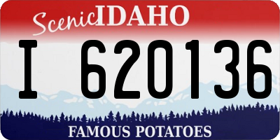 ID license plate I620136
