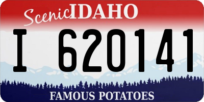 ID license plate I620141
