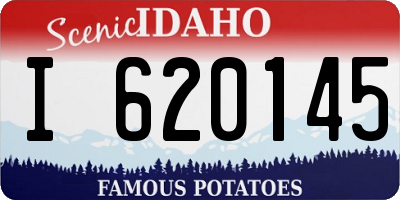 ID license plate I620145