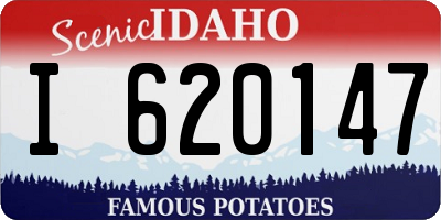 ID license plate I620147