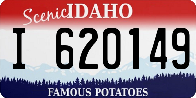 ID license plate I620149