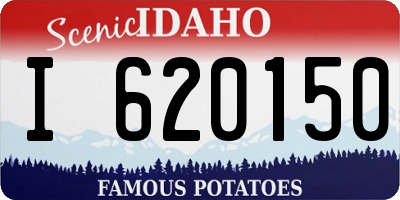 ID license plate I620150