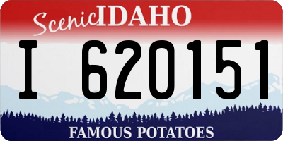 ID license plate I620151