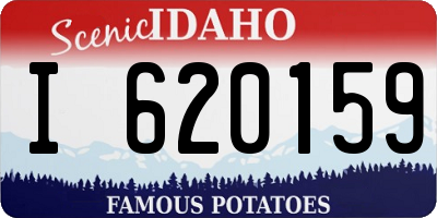 ID license plate I620159