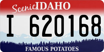ID license plate I620168
