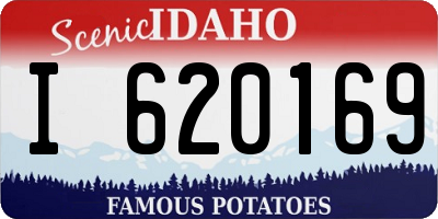 ID license plate I620169
