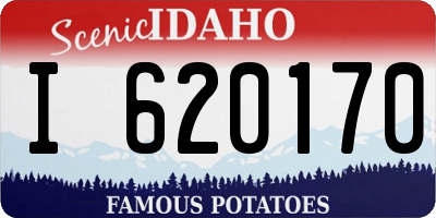 ID license plate I620170