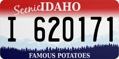 ID license plate I620171