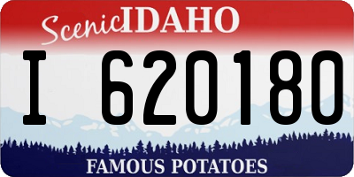 ID license plate I620180