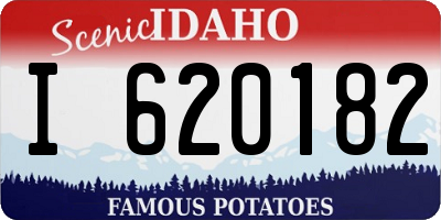 ID license plate I620182