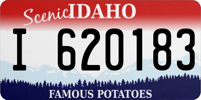 ID license plate I620183