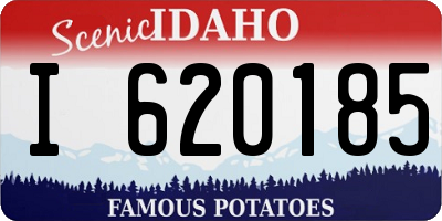 ID license plate I620185