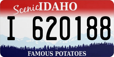 ID license plate I620188