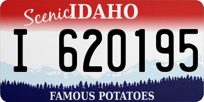 ID license plate I620195