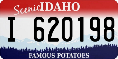 ID license plate I620198