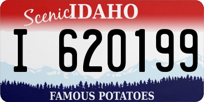 ID license plate I620199