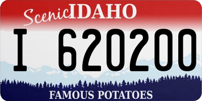 ID license plate I620200
