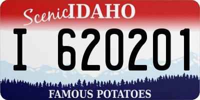 ID license plate I620201