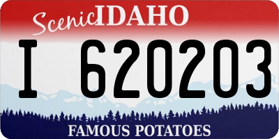ID license plate I620203