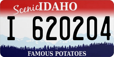 ID license plate I620204