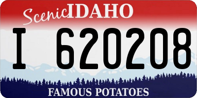 ID license plate I620208