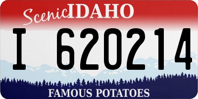 ID license plate I620214