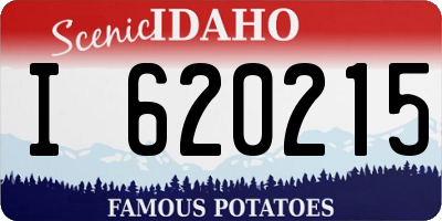ID license plate I620215