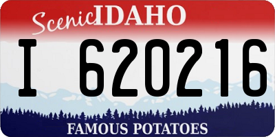 ID license plate I620216