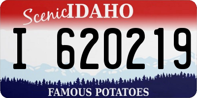 ID license plate I620219