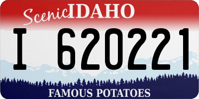 ID license plate I620221