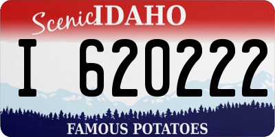 ID license plate I620222