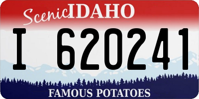 ID license plate I620241