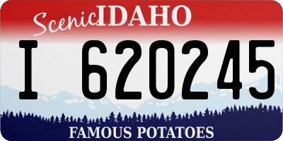 ID license plate I620245