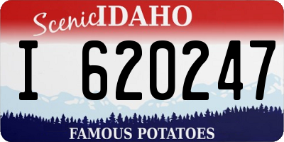 ID license plate I620247