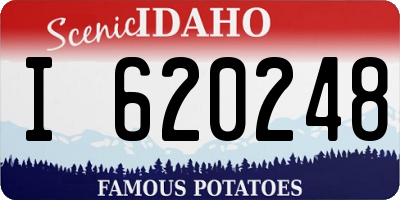 ID license plate I620248
