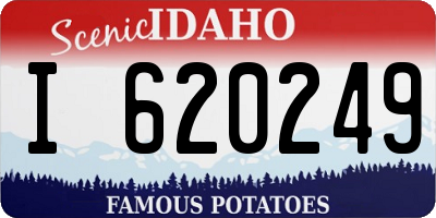 ID license plate I620249