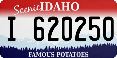 ID license plate I620250