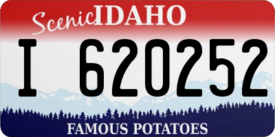 ID license plate I620252