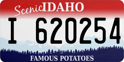 ID license plate I620254