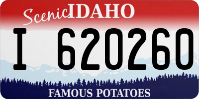 ID license plate I620260