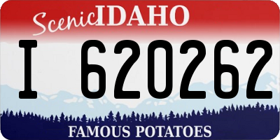ID license plate I620262