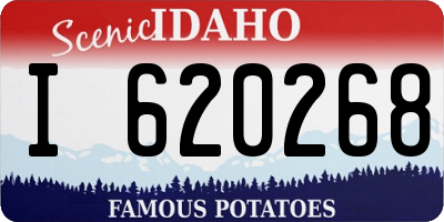 ID license plate I620268