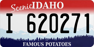 ID license plate I620271