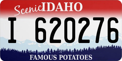 ID license plate I620276
