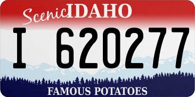 ID license plate I620277